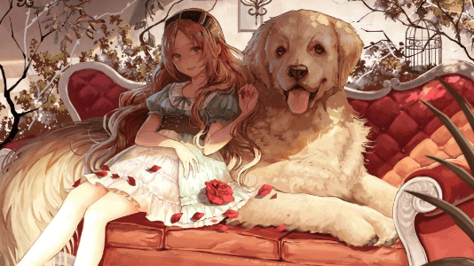 Anime:_Mu8cjvrzds= Dog Art