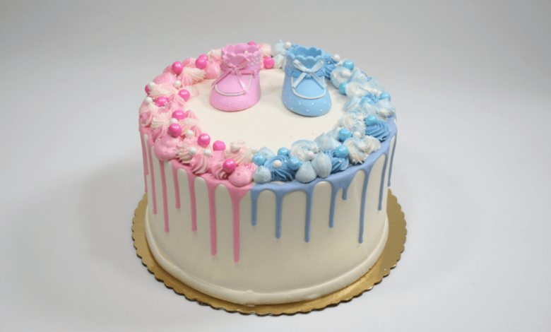 Simple:4_Cpiqz02be= Gender Reveal Cake