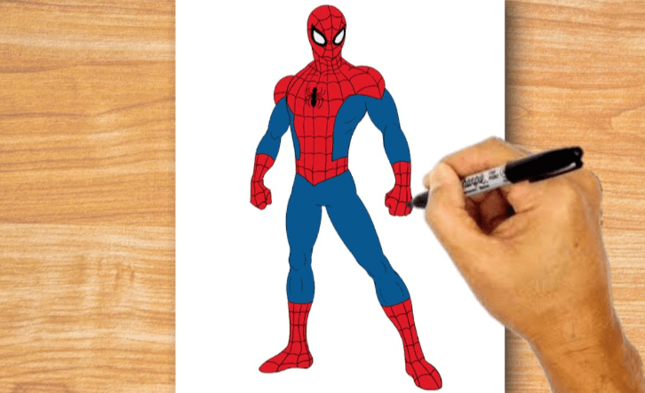 Easy:0c1ij5oj0ms= How to Draw Spiderman