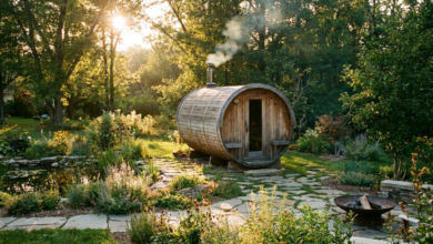 Running a Barrel Sauna in a Cold Winter Climate